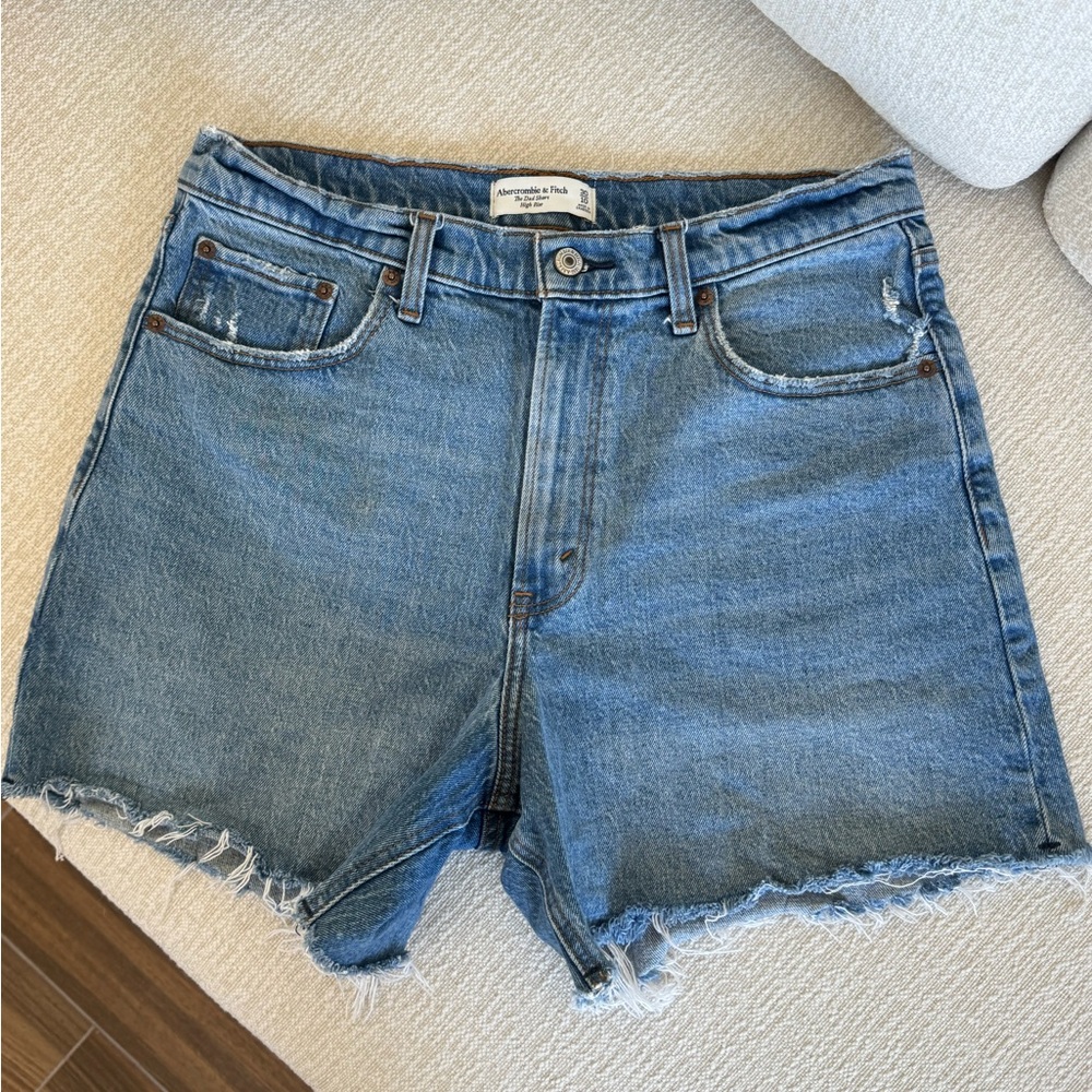 Abercrombie & Fitch Light Blue Jean Shorts